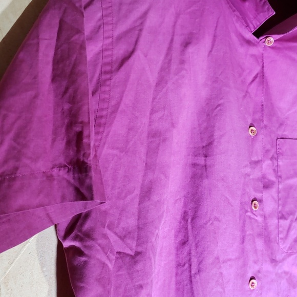 Picket and Post Purple Button Down Shirt Top 16 - Picture 3 of 8